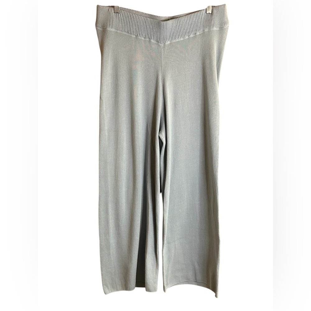 Maggie’s Organics Knit Sweater Culottes in Sea Salt Color (gray/green)New w/Tags